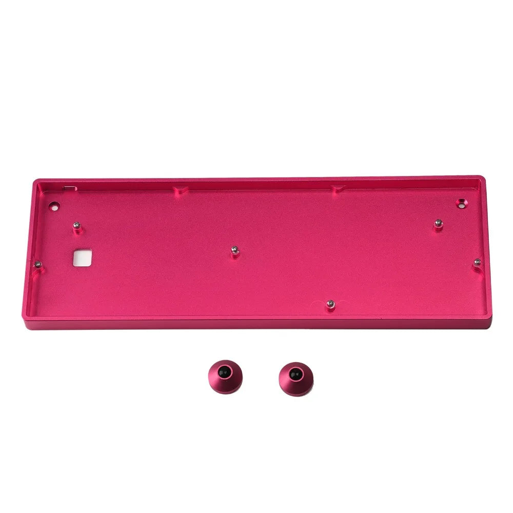 Wholesales GH60 Anodizing Aluminum CNC Case for 60% Mechanical Gaming Keyboard Compatible GK61x GK64x Pok3r