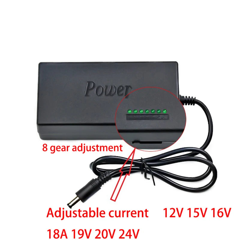 96W Universal PortableAC Laptop Power Adapter 12V 15V 16V 18V 19V 4.5A 20V 24V Charger For Dell Toshiba Hp Asus Acer Sony Lenovo