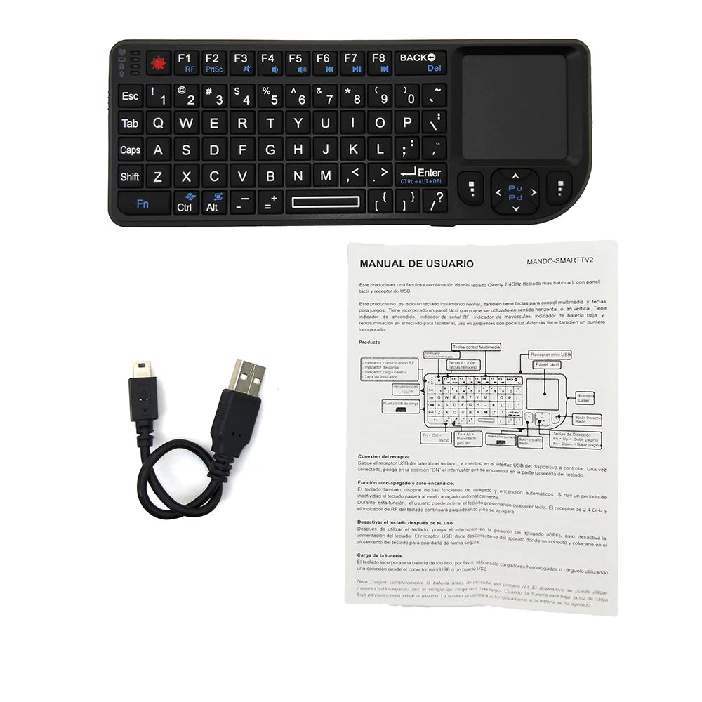 Wireless Keyboard 2.4G RF klawiatura 3 in1 Handheld With Touchpad Mouse For PC Notebook Smart TV Box клавиатура беспроводня