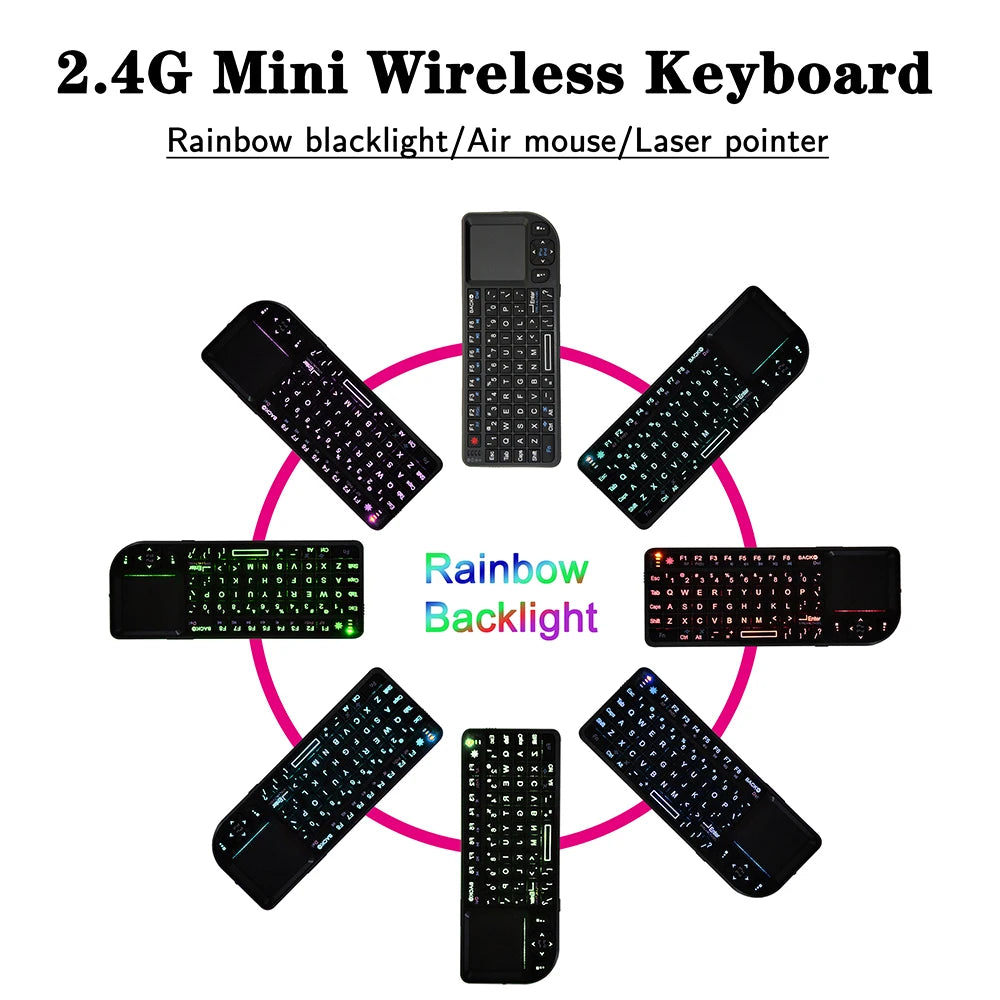 Wireless Keyboard 2.4G RF klawiatura 3 in1 Handheld With Touchpad Mouse For PC Notebook Smart TV Box клавиатура беспроводня