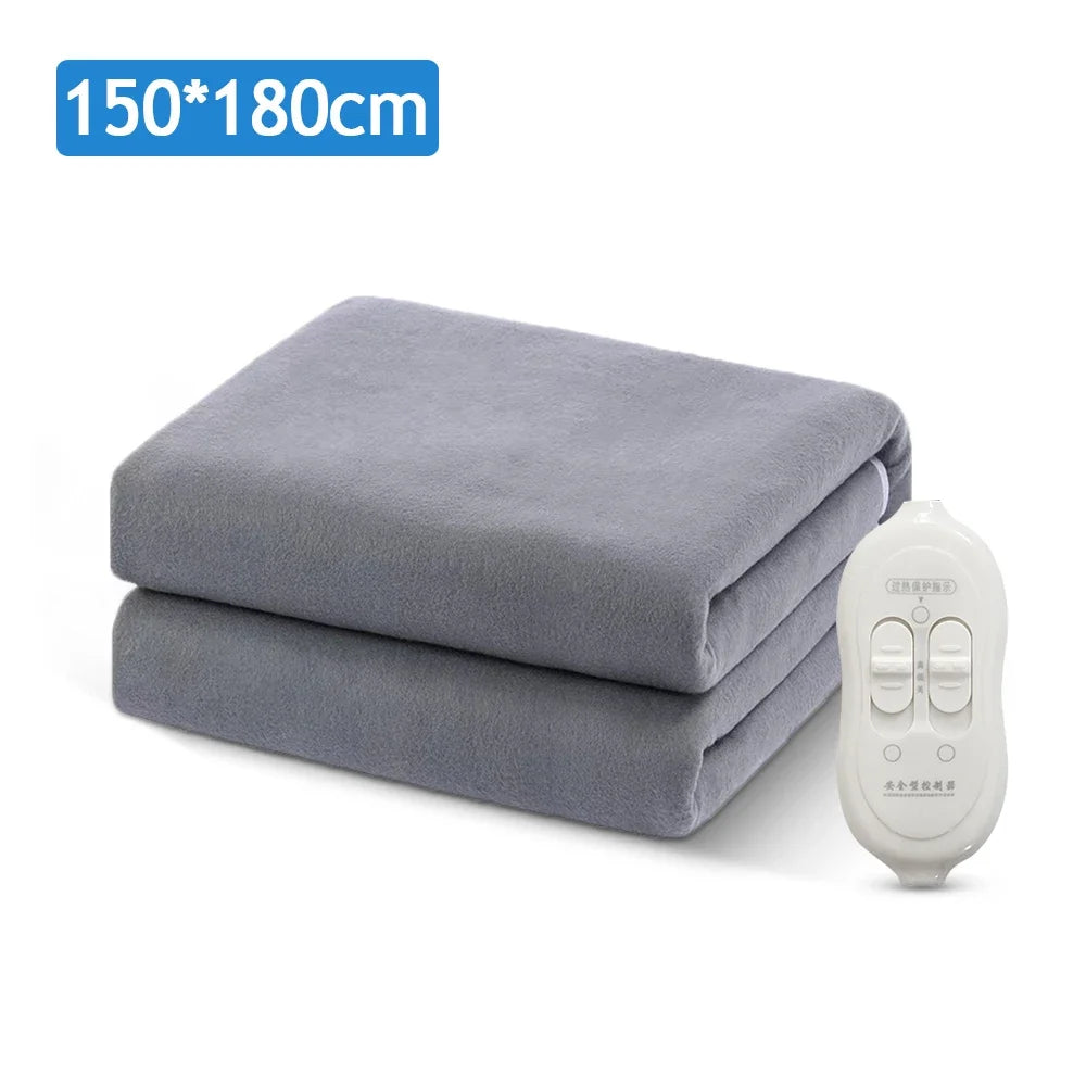 220V Electric Blanket Sheet Intelligent Control Thicken Security Electric Heating Thermostat Blanket Body Warm Electric Mattress