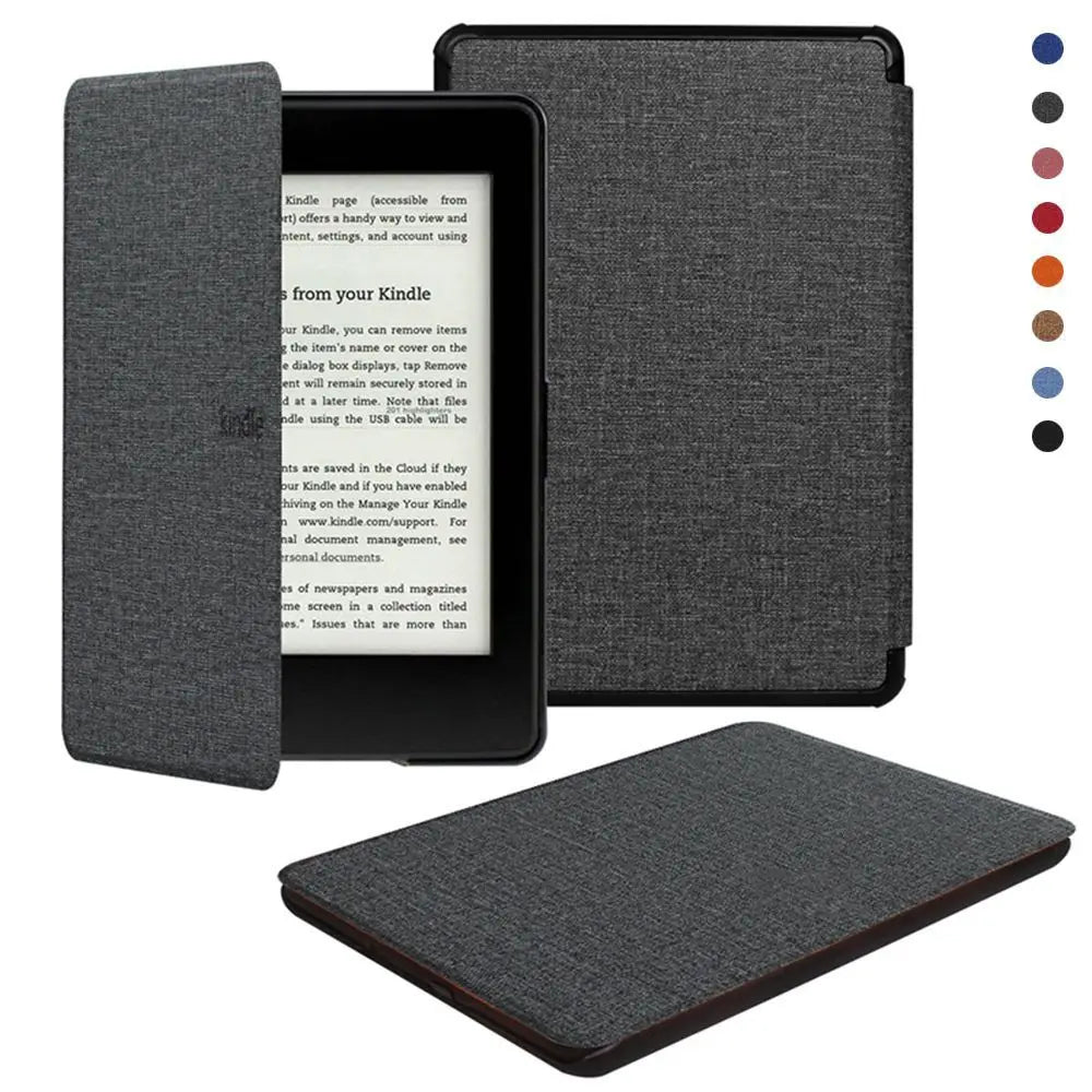 10/11th Generation 6-6.8 inch e-Reader Case Auto Sleep/Wake Leather Protective Shell Shockproof for Kindle Paperwhite 1/2/3/4/5